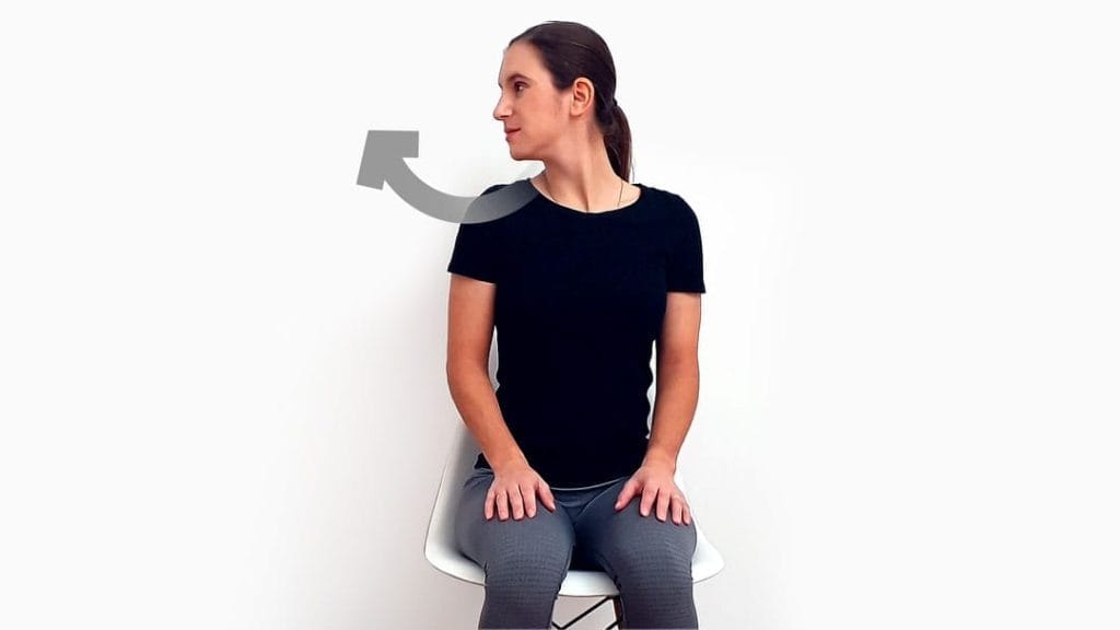 Rotacija vratu korak 2